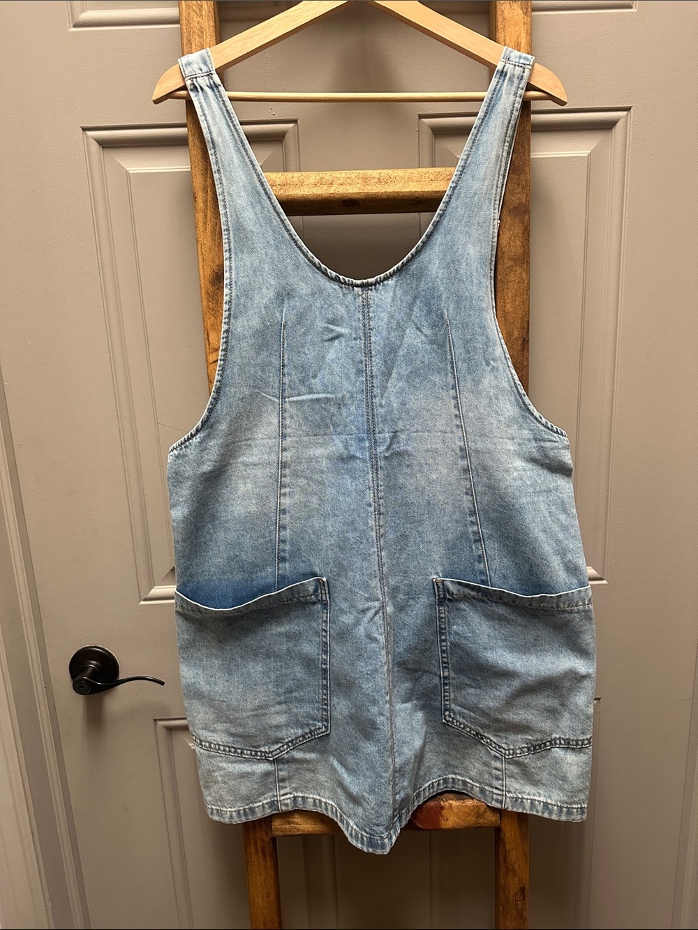 Light Wash Denim women’s One-Piece Jumper